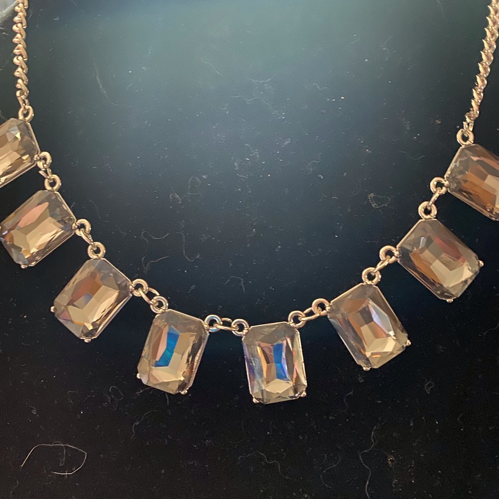 Paparazzi gun metal necklace no ring